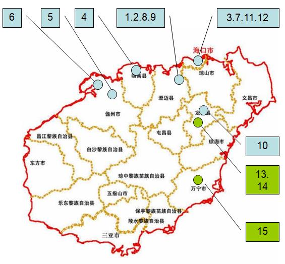  海南省装配式建筑预制构件生产基地信息表 