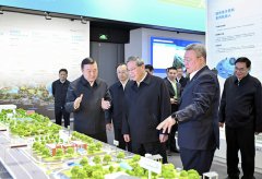  李强参观调研中国建筑科技展 