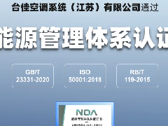  喜报 | 台佳镇江工厂通过能源管理体系认证 